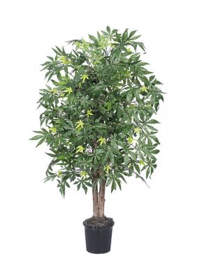 Vickerman Artificial Japanese Maple Bush, Plastic Pot