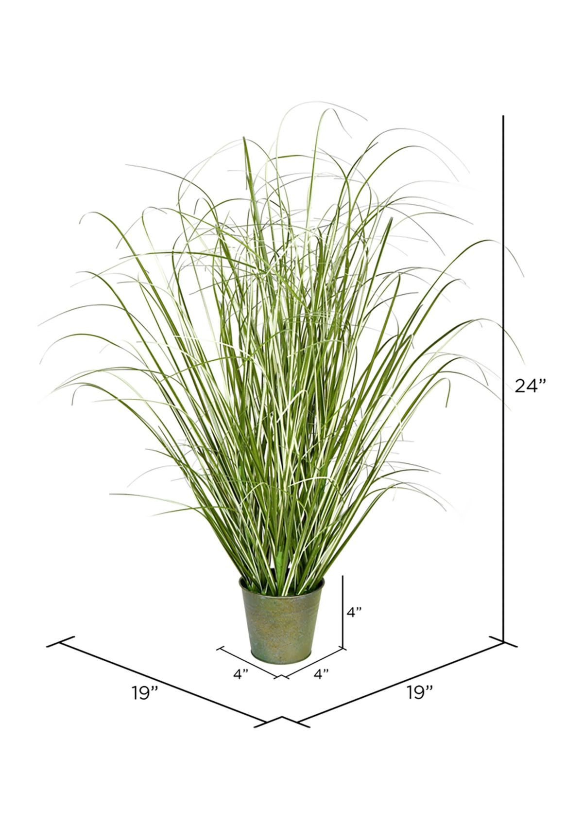 Artificial Potted Native Grass.