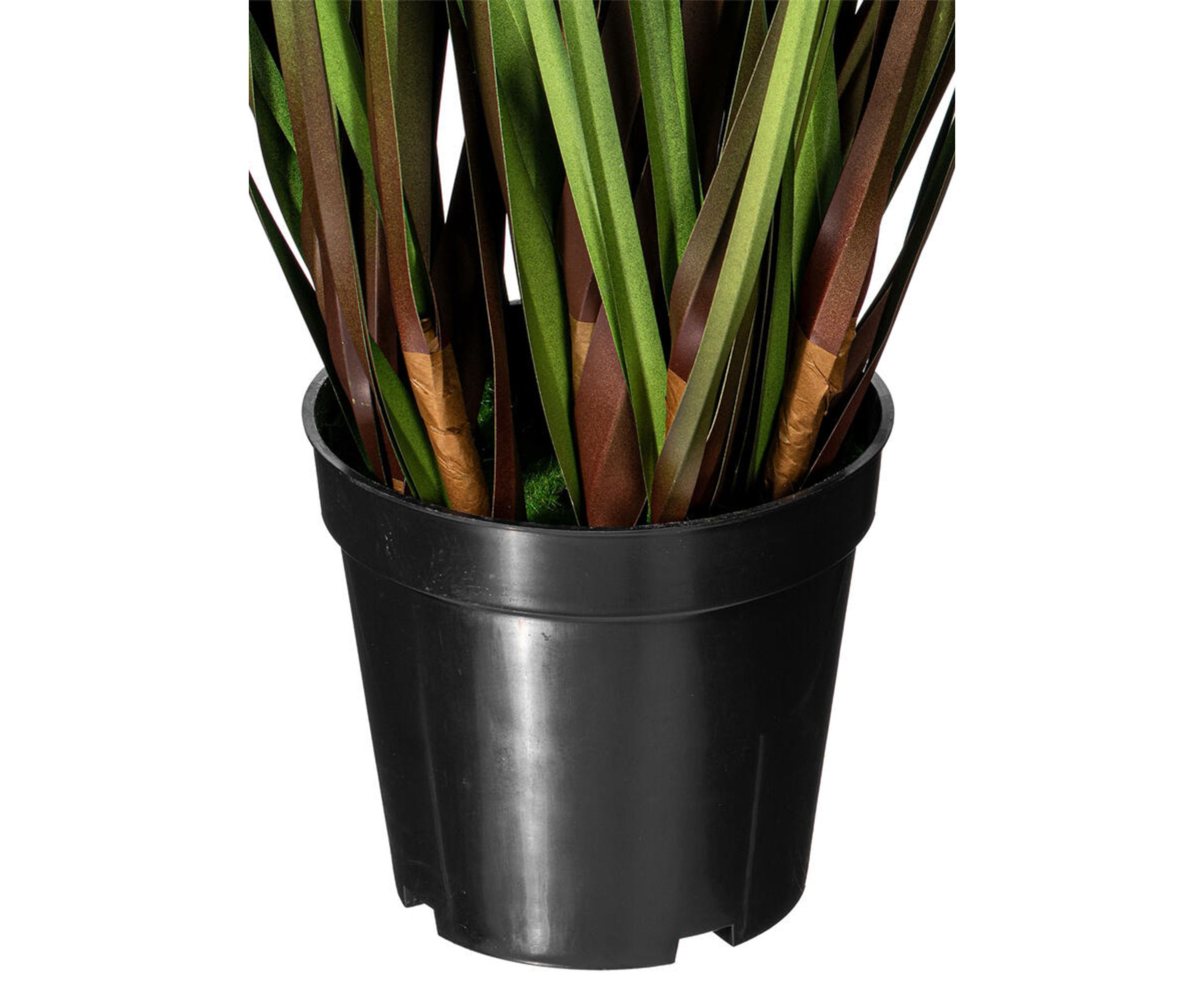 Vickerman 36" Artificial Potted Green Grass and Eucalyptus.