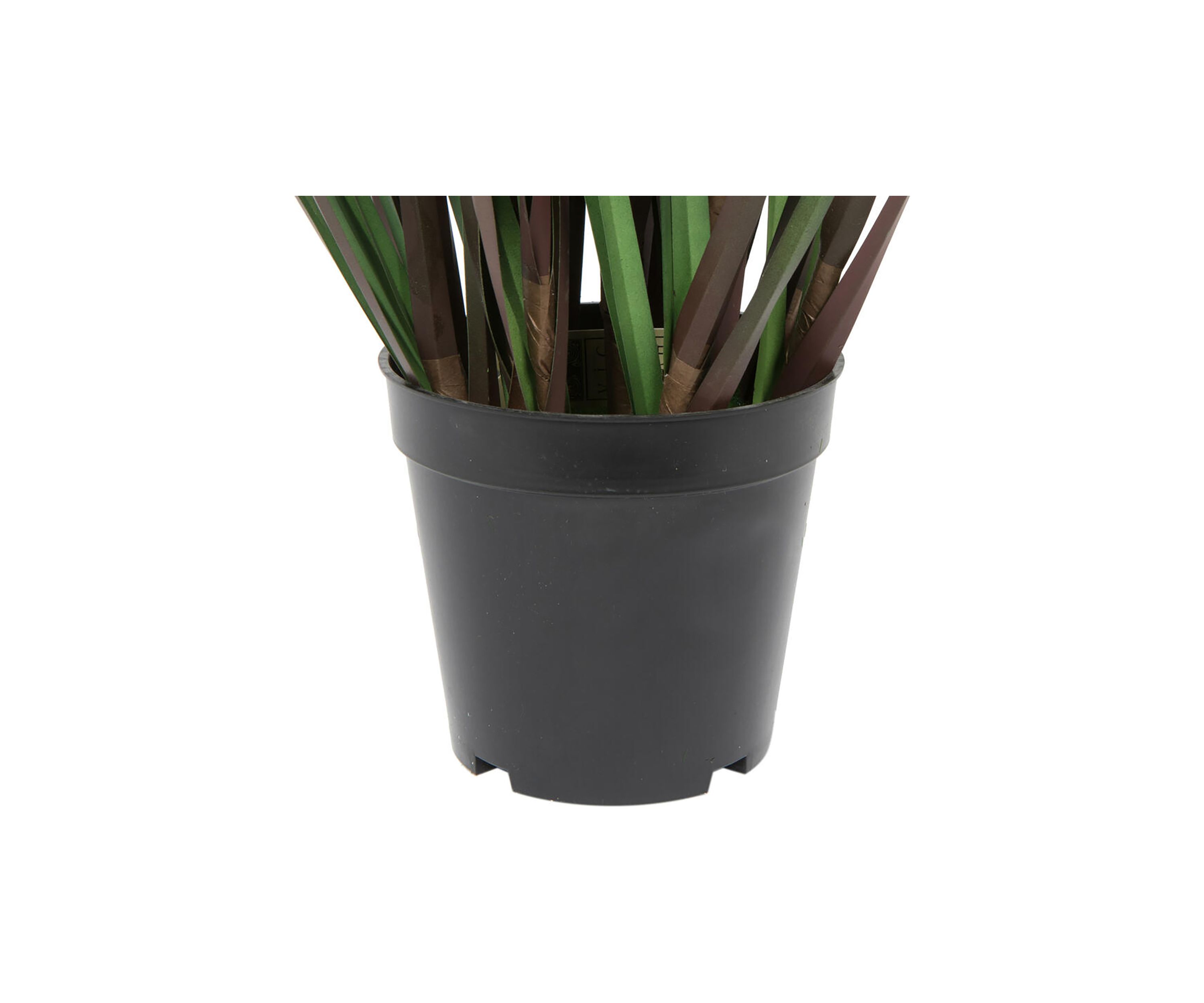 Vickerman 36" Artificial Potted Green Grass and Eucalyptus.