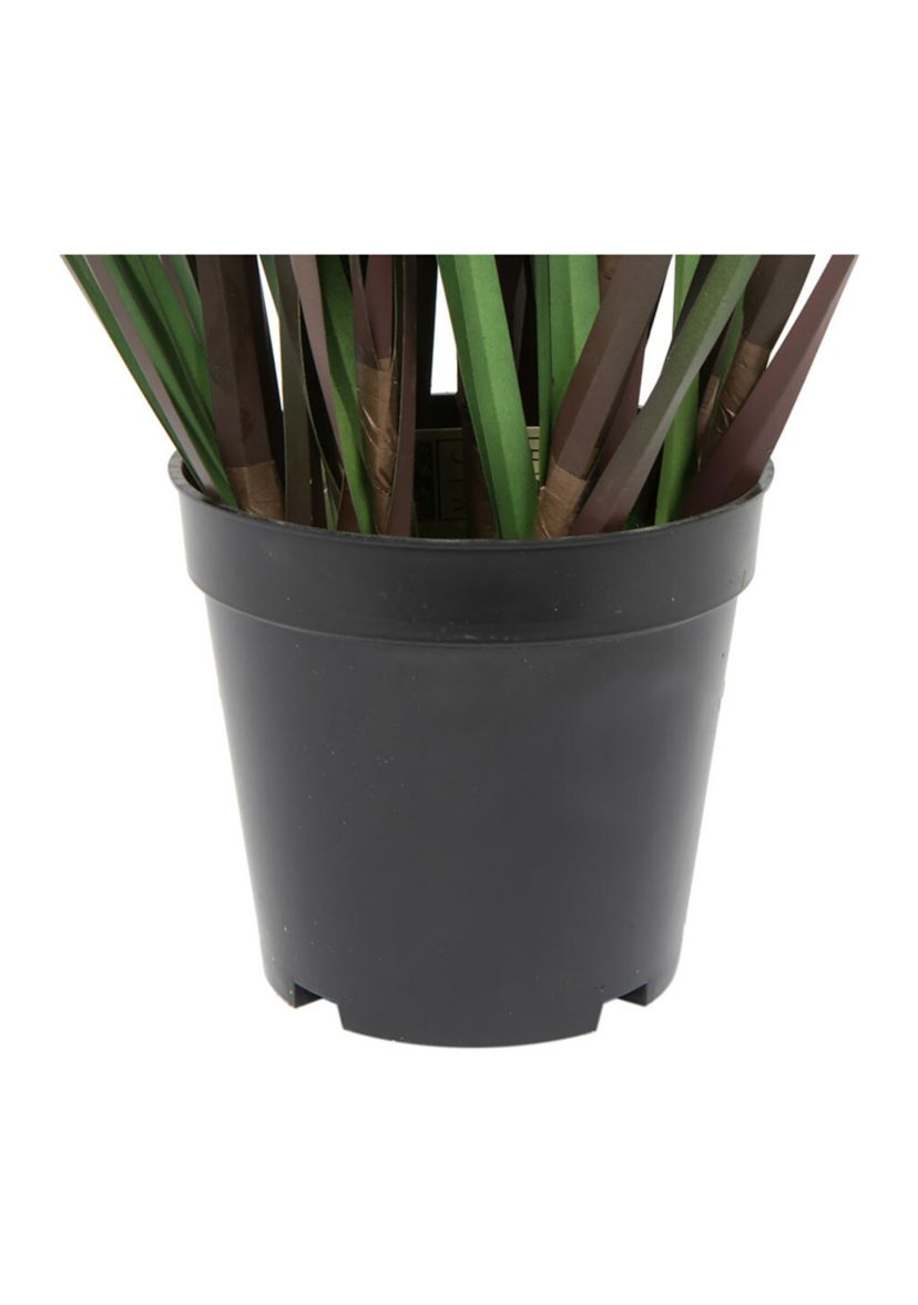 Vickerman 36" Artificial Potted Green Grass and Eucalyptus.