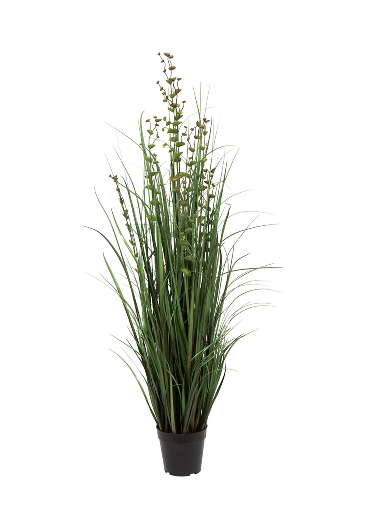 Vickerman 48" Artificial Potted Green Grass and Eucalyptus.