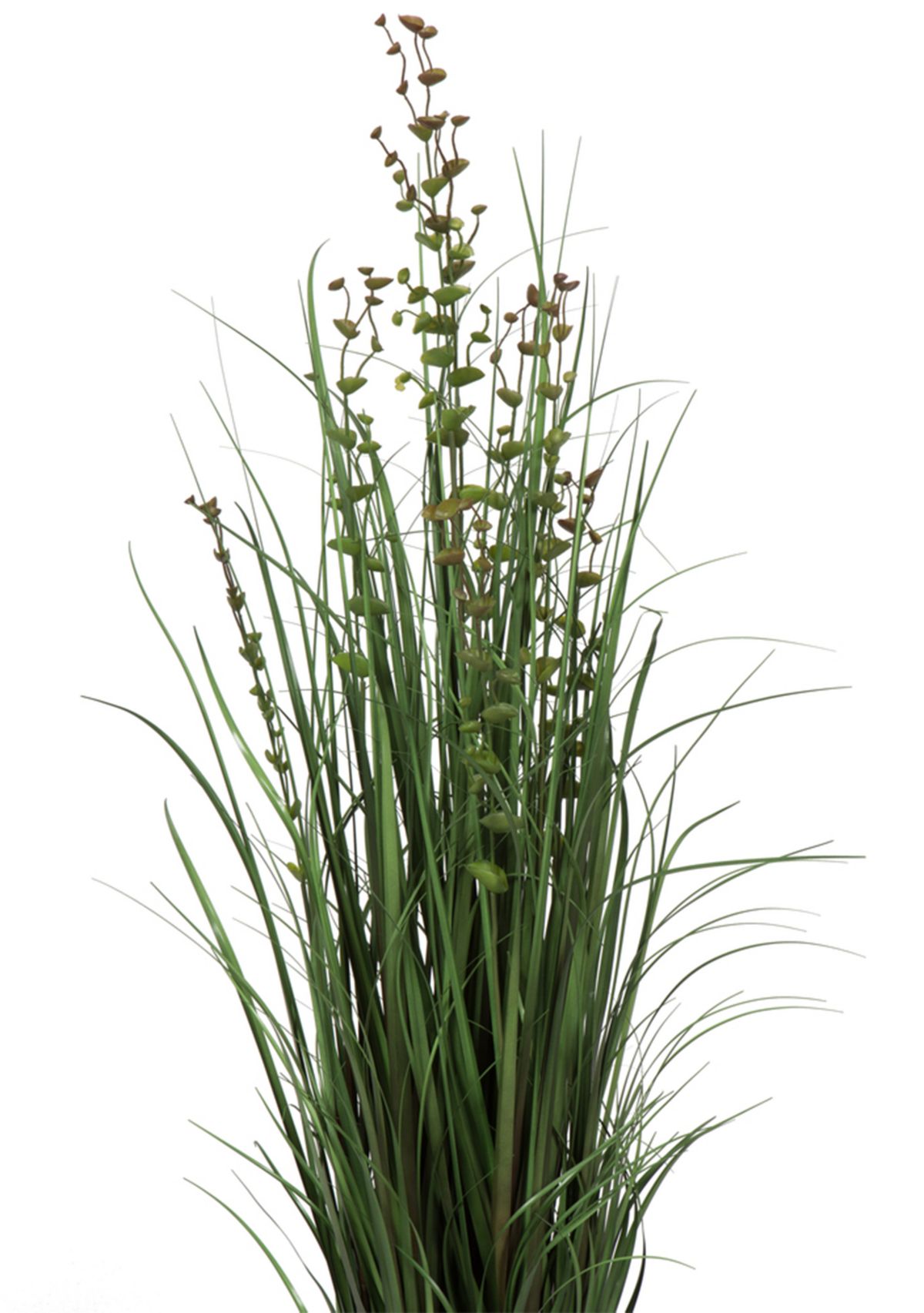 Vickerman 48" Artificial Potted Green Grass and Eucalyptus.