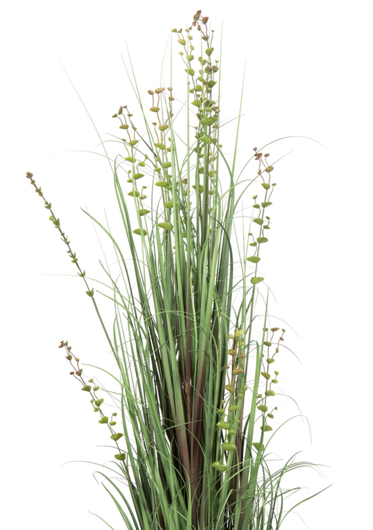 Vickerman 60" Artificial Potted Green Grass and Eucalyptus.