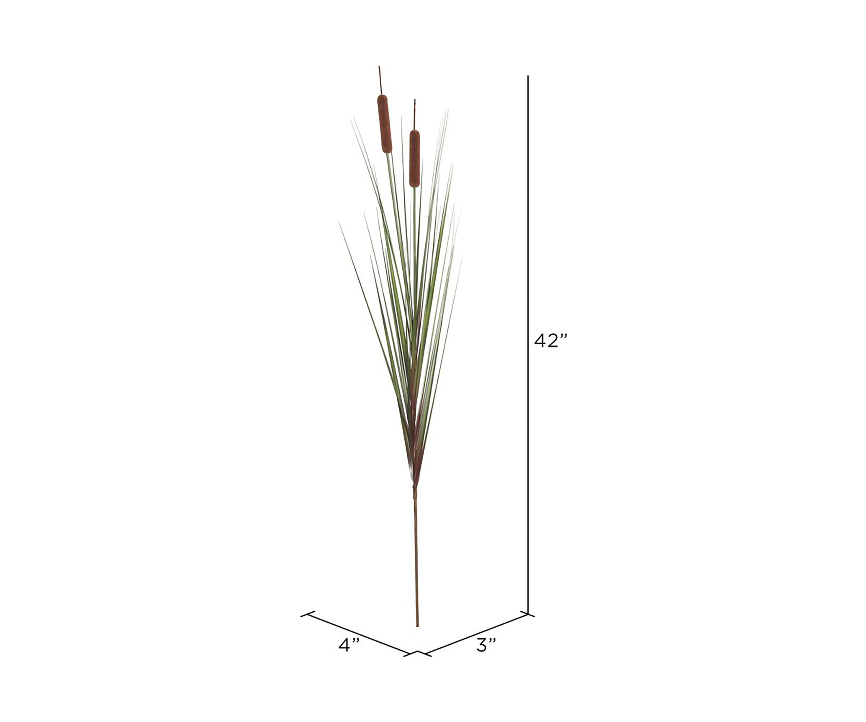 Vickerman Artificial Straight Grass and Cattails. Includes 4 sprays per ...