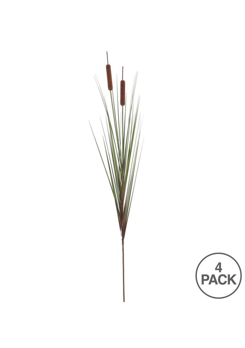 Artificial Straight Grass and Cattails. Includes 4 sprays per pack.