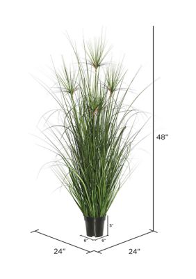 Vickerman 48" Artificial Potted Green Grass.