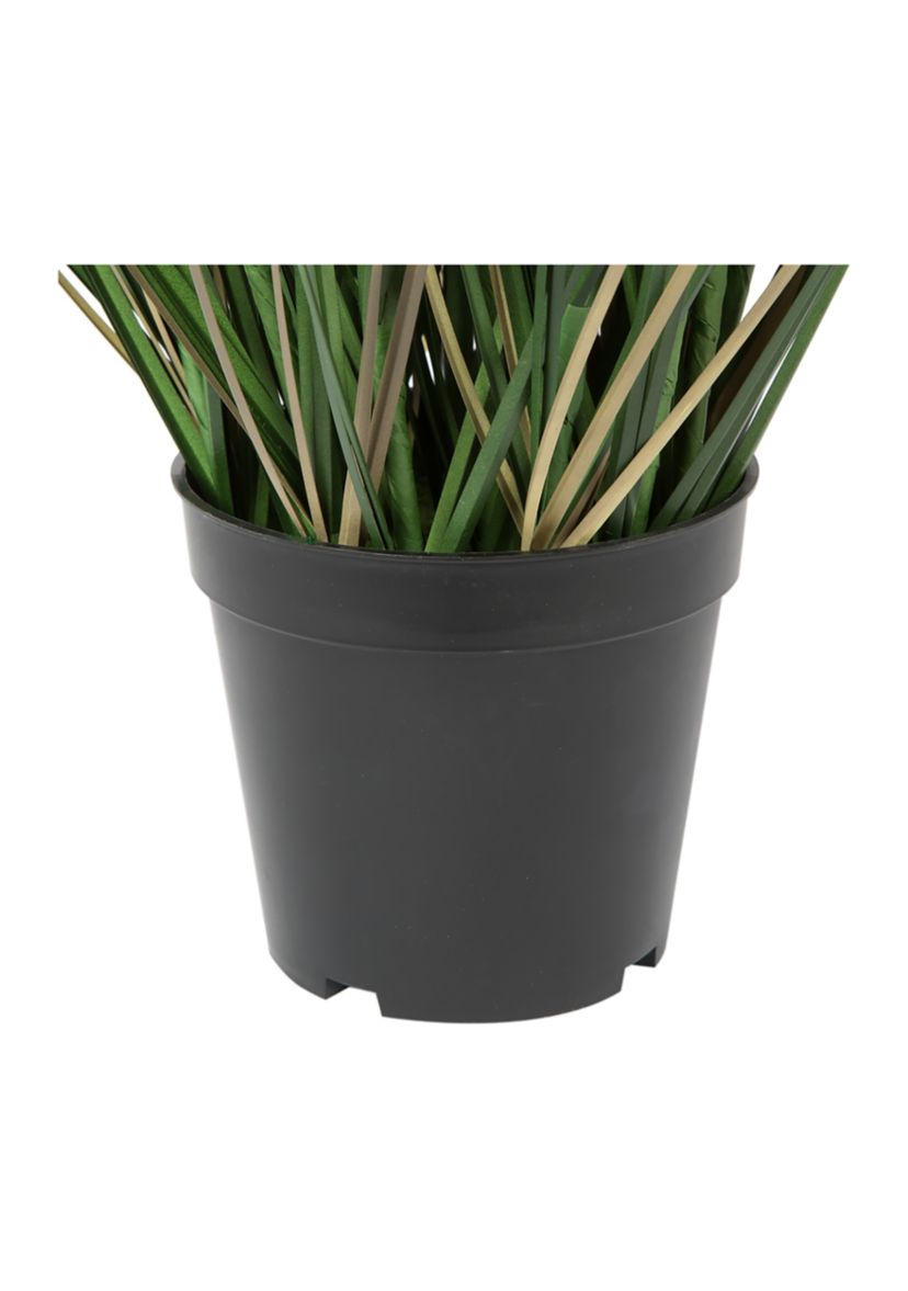 Vickerman 36" PVC Artificial Potted Green Curled Grass.