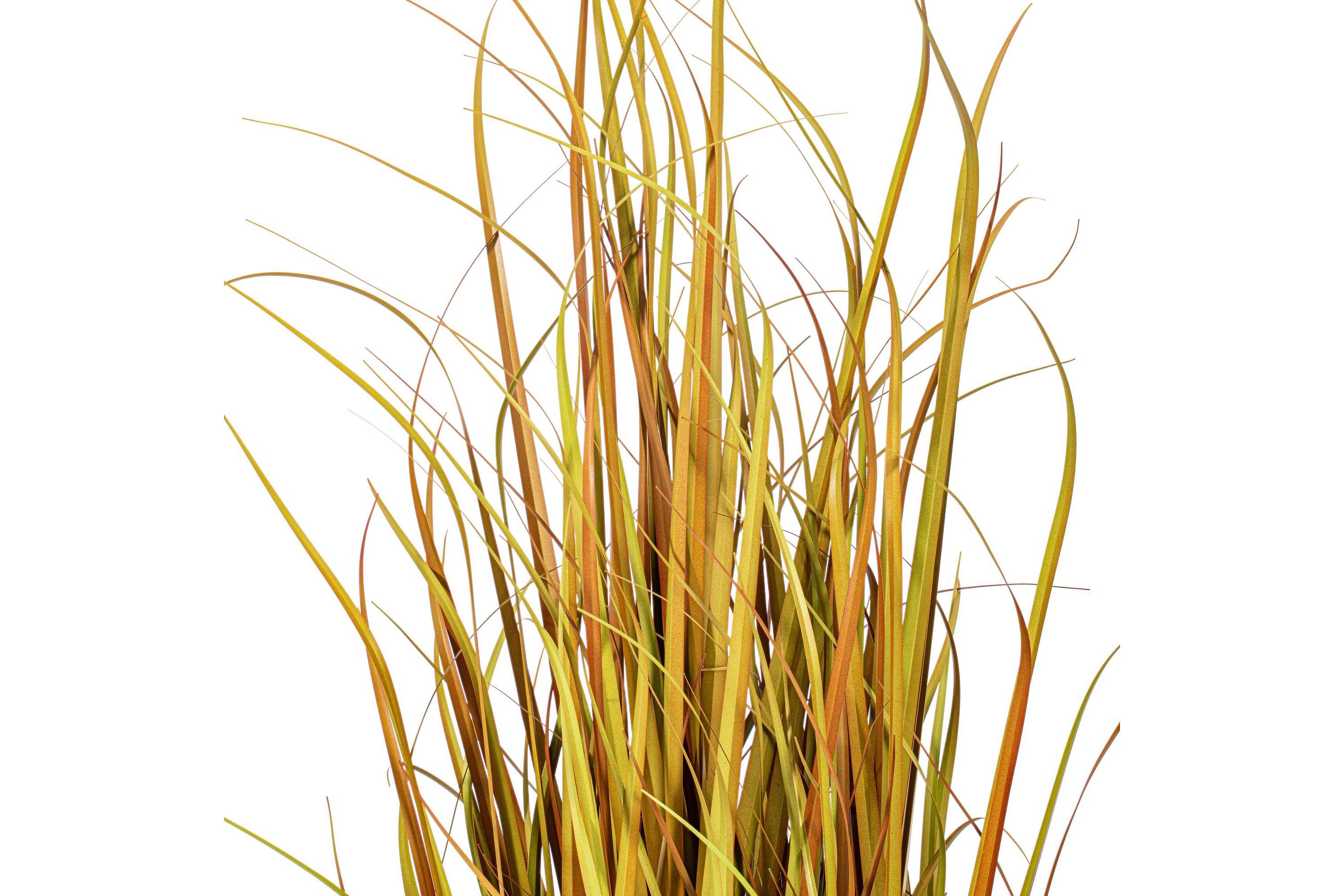 Vickerman 60" PVC Artificial Potted Mixed Brown Grass.