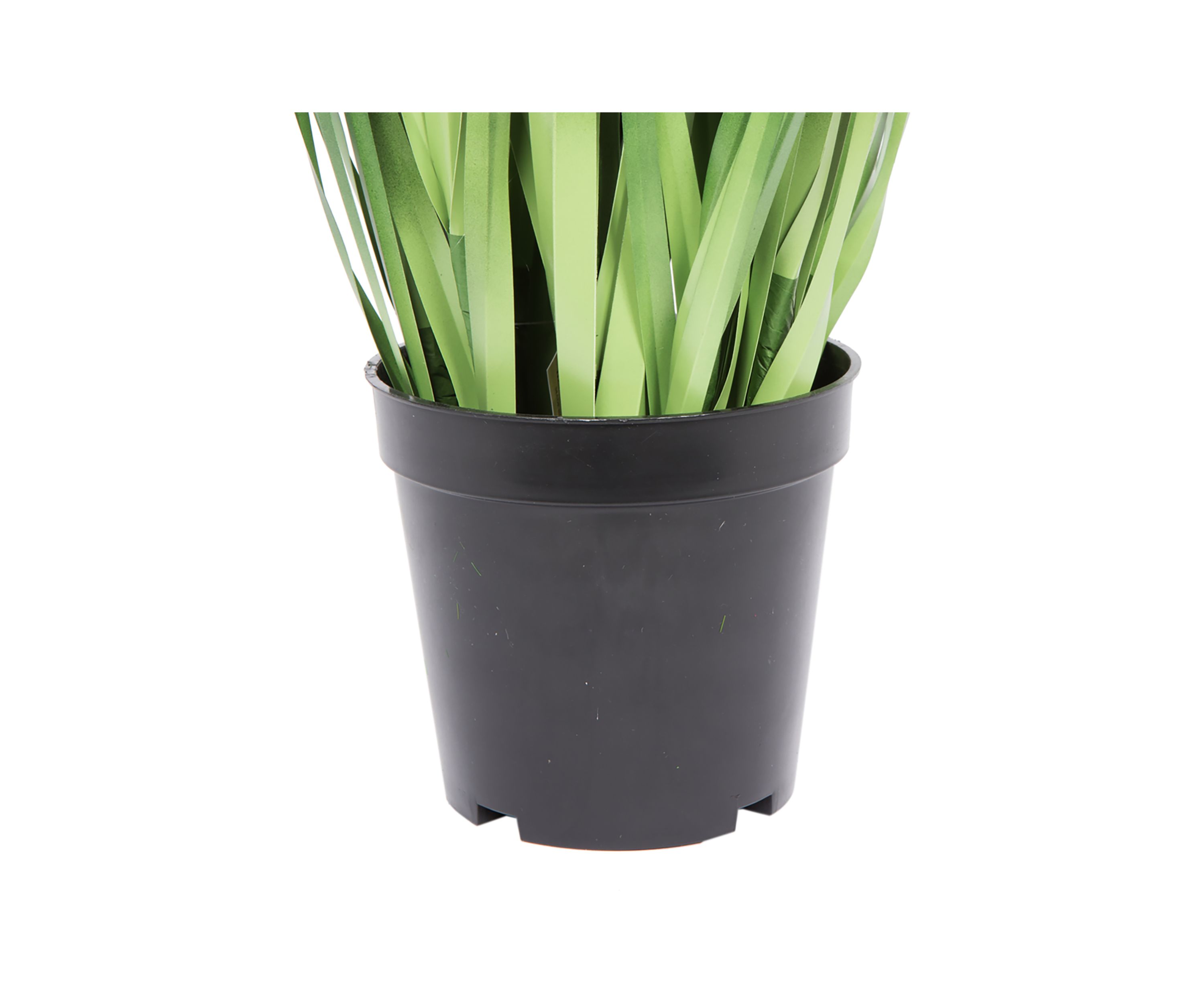 Vickerman 24" PVC Artificial Potted Green Sheeps Grass and Plastic Grass.