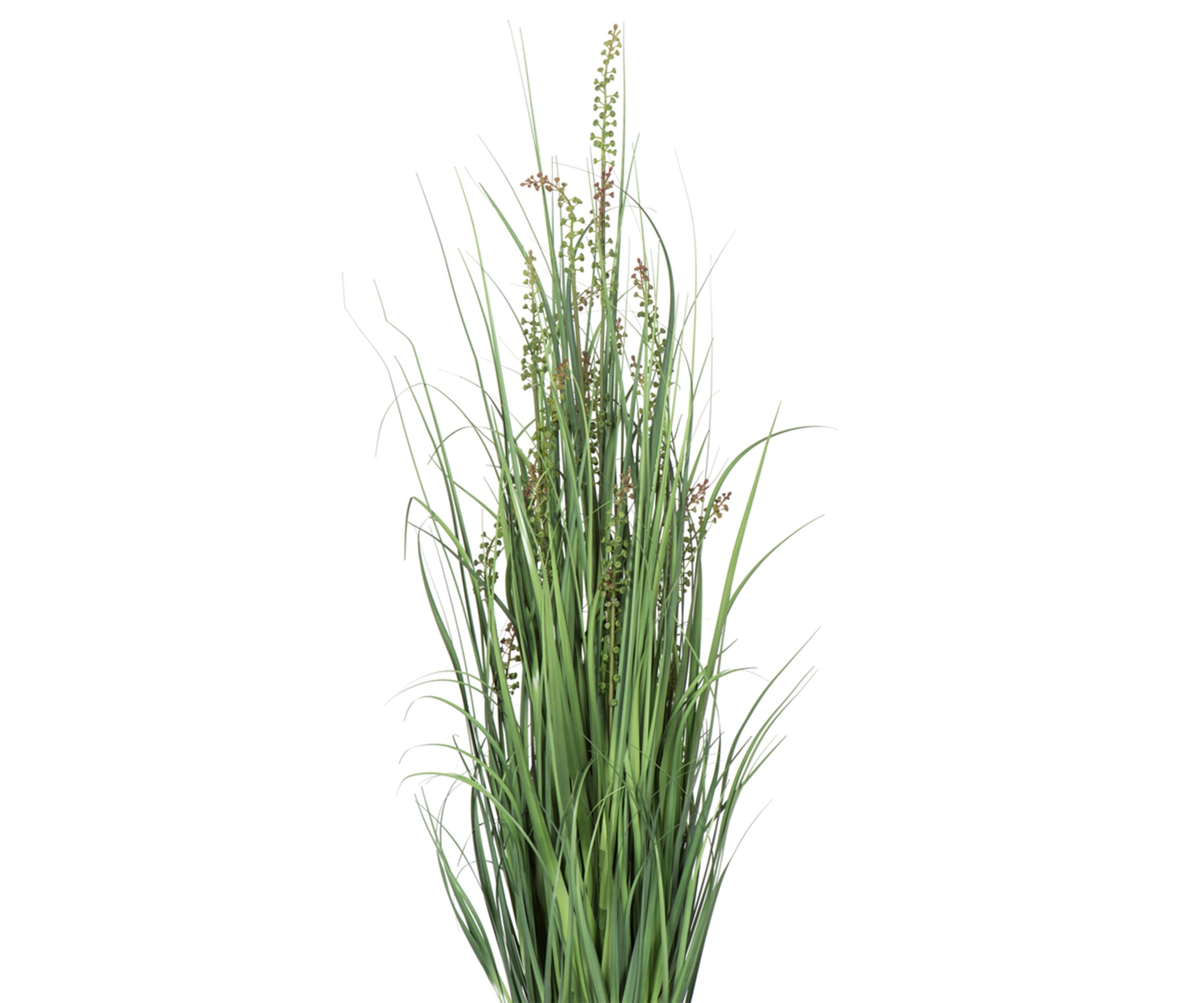 Vickerman 48" PVC Artificial Potted Green Sheeps Grass and Plastic Grass.