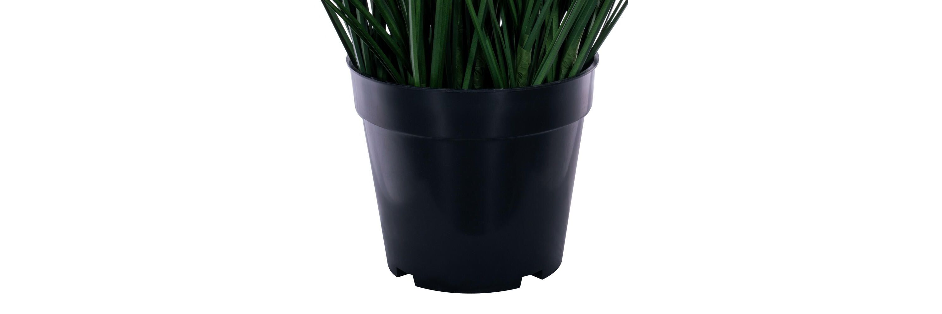 Vickerman 48" Potted Green/Brown Switchgrass. Elevate your home or office decor with Vickermans 48-inch Potted Faux Grass. This artificial plant adds a natural touch to your indoor space with its lush green grass. Ideal for those seeking to incorporate the beauty of nature into their space without the upkeep of real plants. Crafted with high-quality materials, this potted faux grass plant offers a realistic and intricate design that mimics the natural beauty of plants. Its delicate details and lifelike appearance make it a perfect addition to any room, providing an inviting and relaxing atmosphere. Recommended for indoor use, this low-maintenance artificial plant is perfect for green home decor enthusiasts who desire a touch of greenery without the hassle of plant care. This versatile faux greenery looks great in any space, whether youre decorating your living room, bedroom, or office.