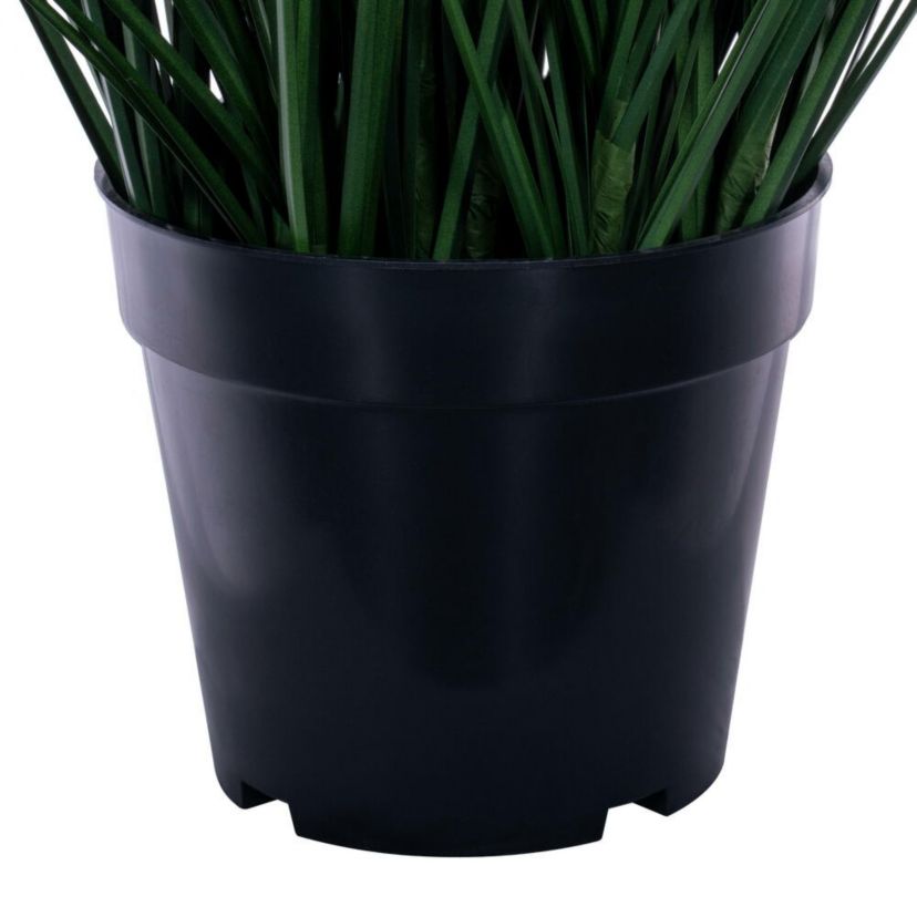 Vickerman 48" Potted Green/Brown Switchgrass. Elevate your home or office decor with Vickermans 48-inch Potted Faux Grass. This artificial plant adds a natural touch to your indoor space with its lush green grass. Ideal for those seeking to incorporate the beauty of nature into their space without the upkeep of real plants. Crafted with high-quality materials, this potted faux grass plant offers a realistic and intricate design that mimics the natural beauty of plants. Its delicate details and lifelike appearance make it a perfect addition to any room, providing an inviting and relaxing atmosphere. Recommended for indoor use, this low-maintenance artificial plant is perfect for green home decor enthusiasts who desire a touch of greenery without the hassle of plant care. This versatile faux greenery looks great in any space, whether youre decorating your living room, bedroom, or office.