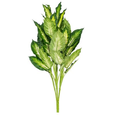 Vickerman Artificial Marble Dieffenbachia Plant