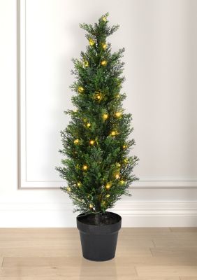 Vickerman Potted Green Cedar Tree