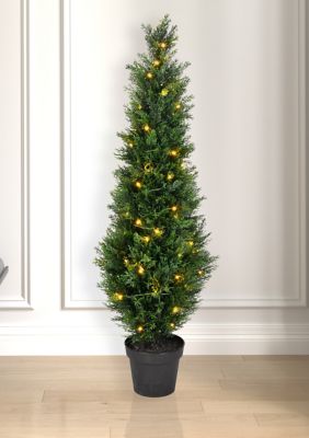 Vickerman Potted Green Cedar Tree