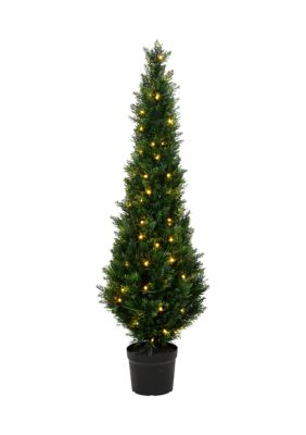 Vickerman Potted Green Cedar Tree