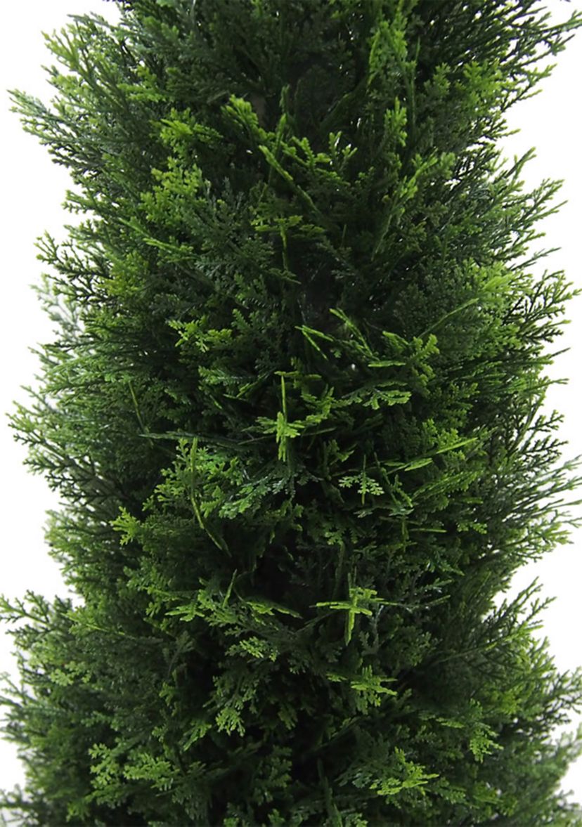 Vickerman 5 Artificial Potted Green Cedar Tree.