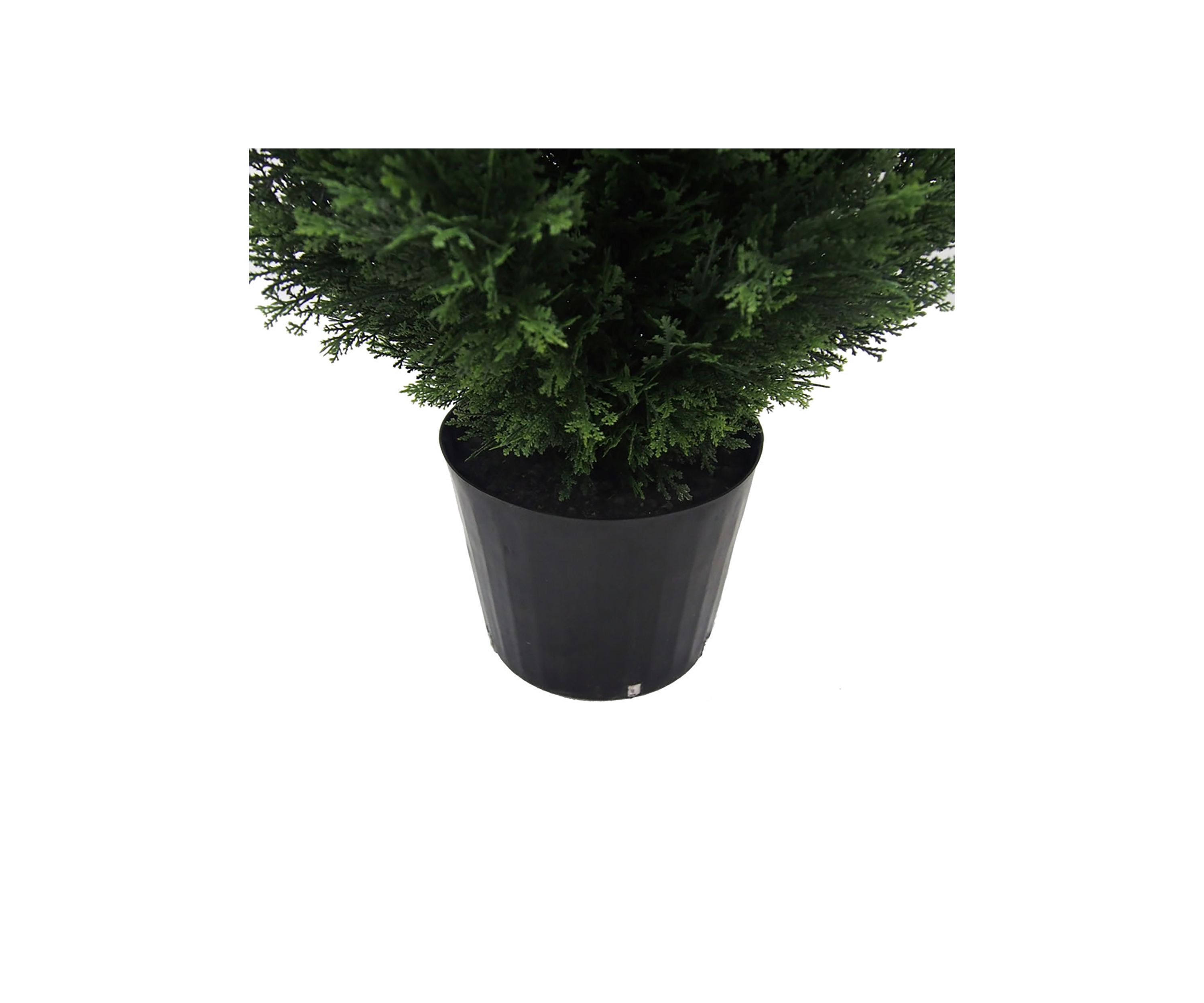 Vickerman 5 Artificial Potted Green Cedar Tree.