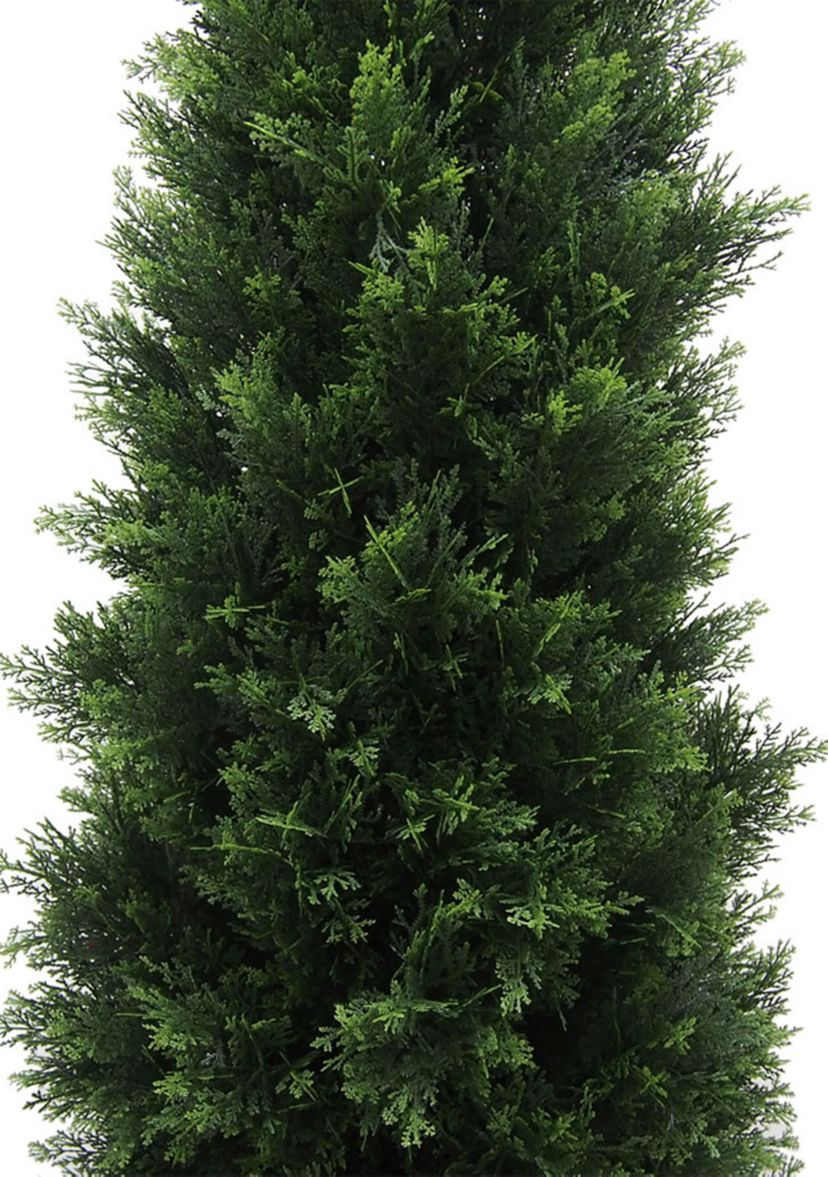 Vickerman 8 Artificial Potted Green Cedar Tree.
