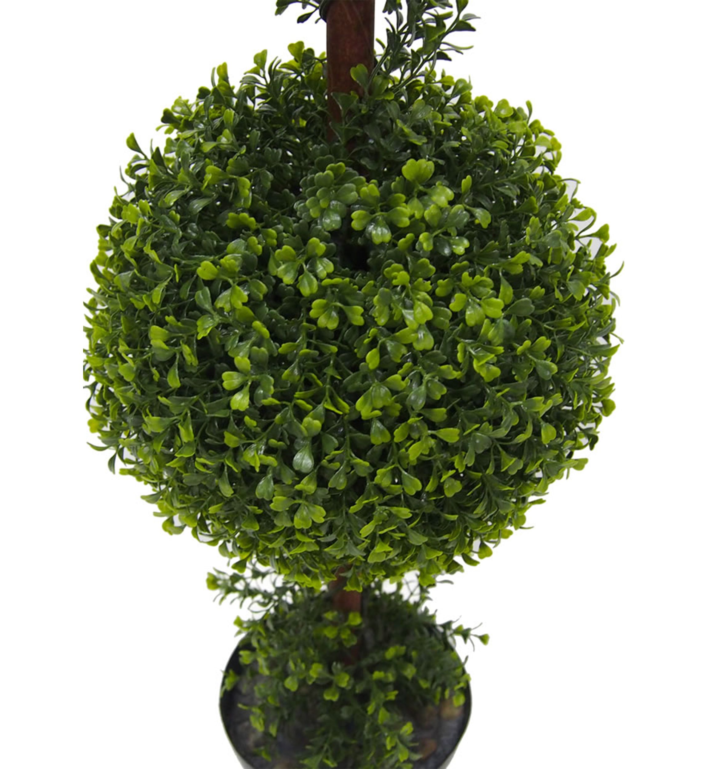 Vickerman 3 Artificial Double Ball Green Boxwood Topiary.