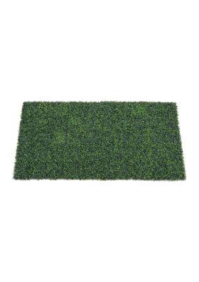 Vickerman 50" Artificial Green Boxwood Mat