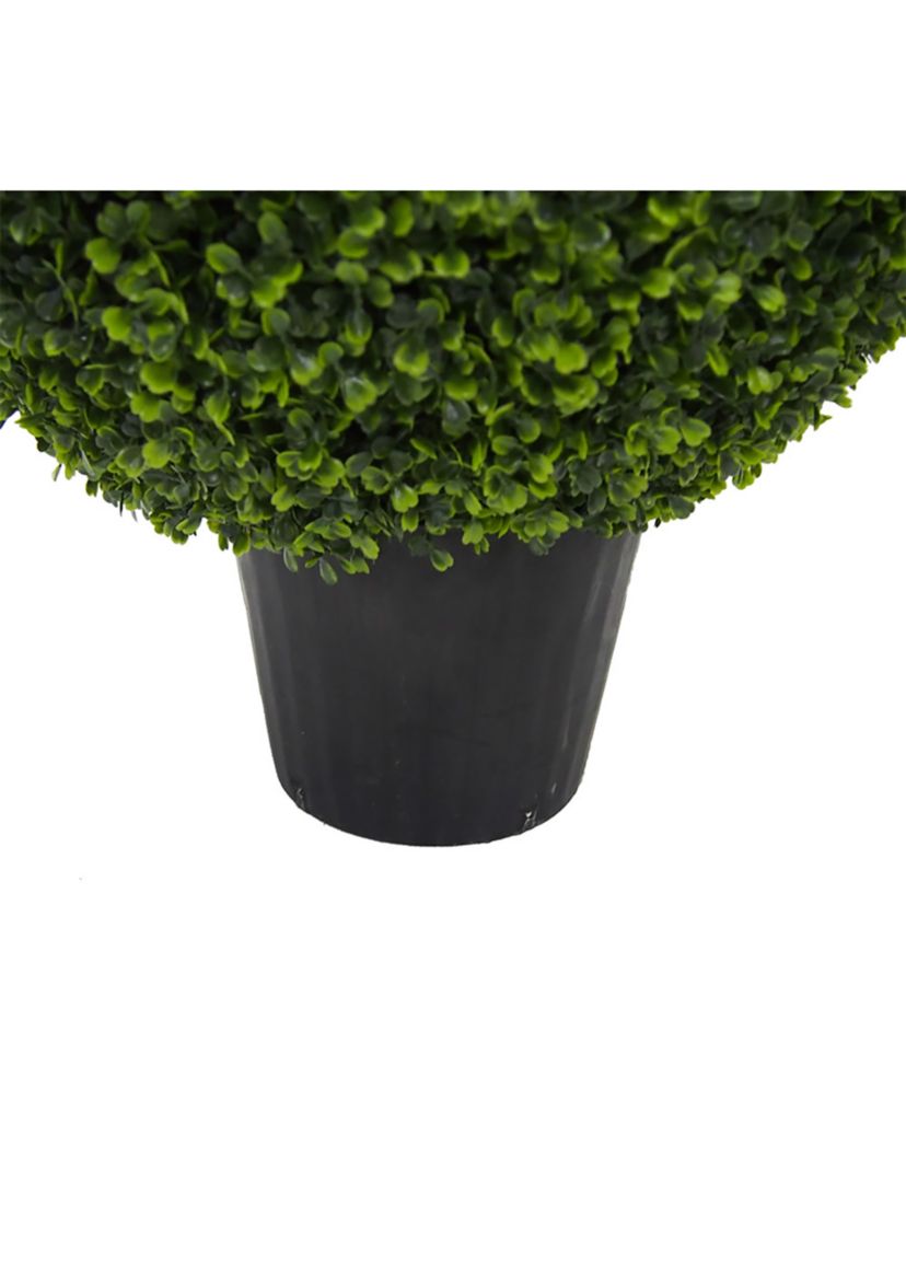 Vickerman 24" Artificial Green Boxwood Ball.