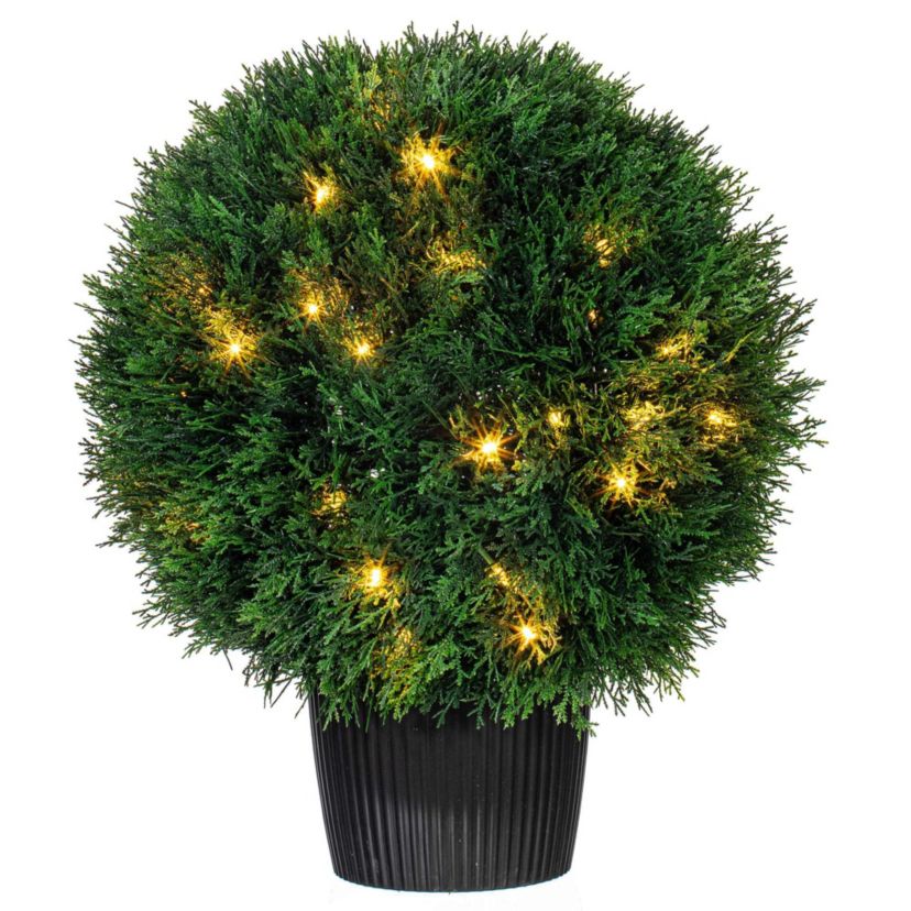 Vickerman 20" Artificial Green Cedar Ball.