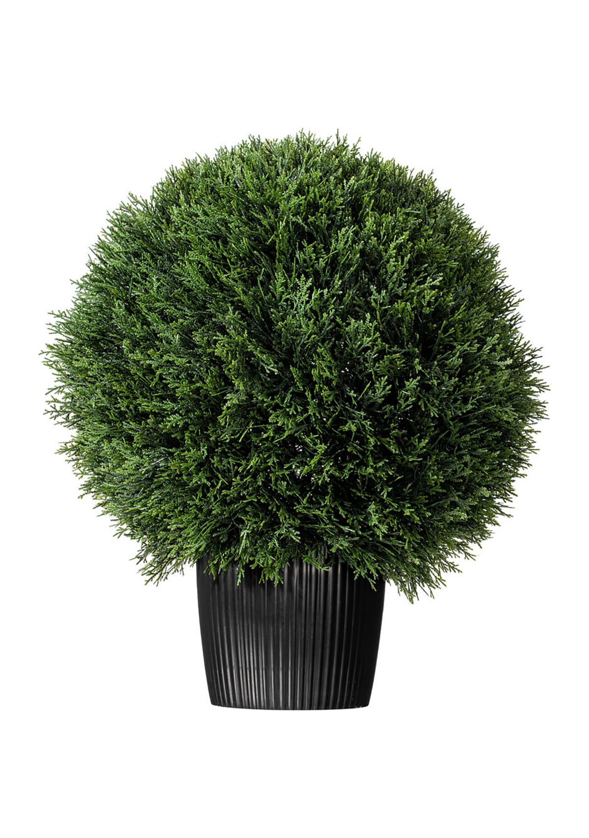 Vickerman 20" Artificial Green Cedar Ball. Ball Diameter 20"