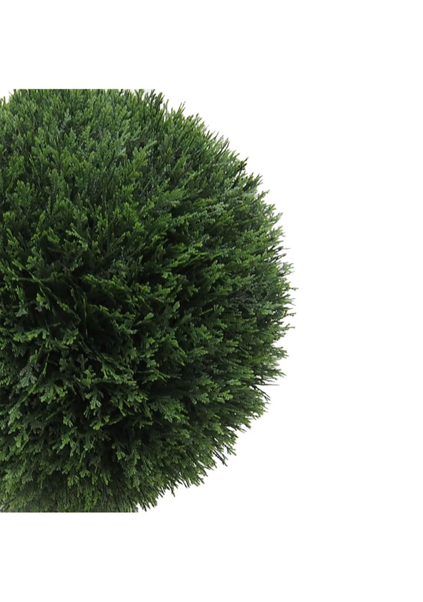 Vickerman 20" Artificial Green Cedar Ball. Ball Diameter 20"