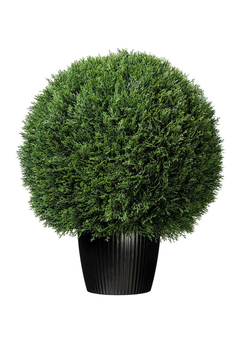 Vickerman 24" Artificial Green Cedar Ball.