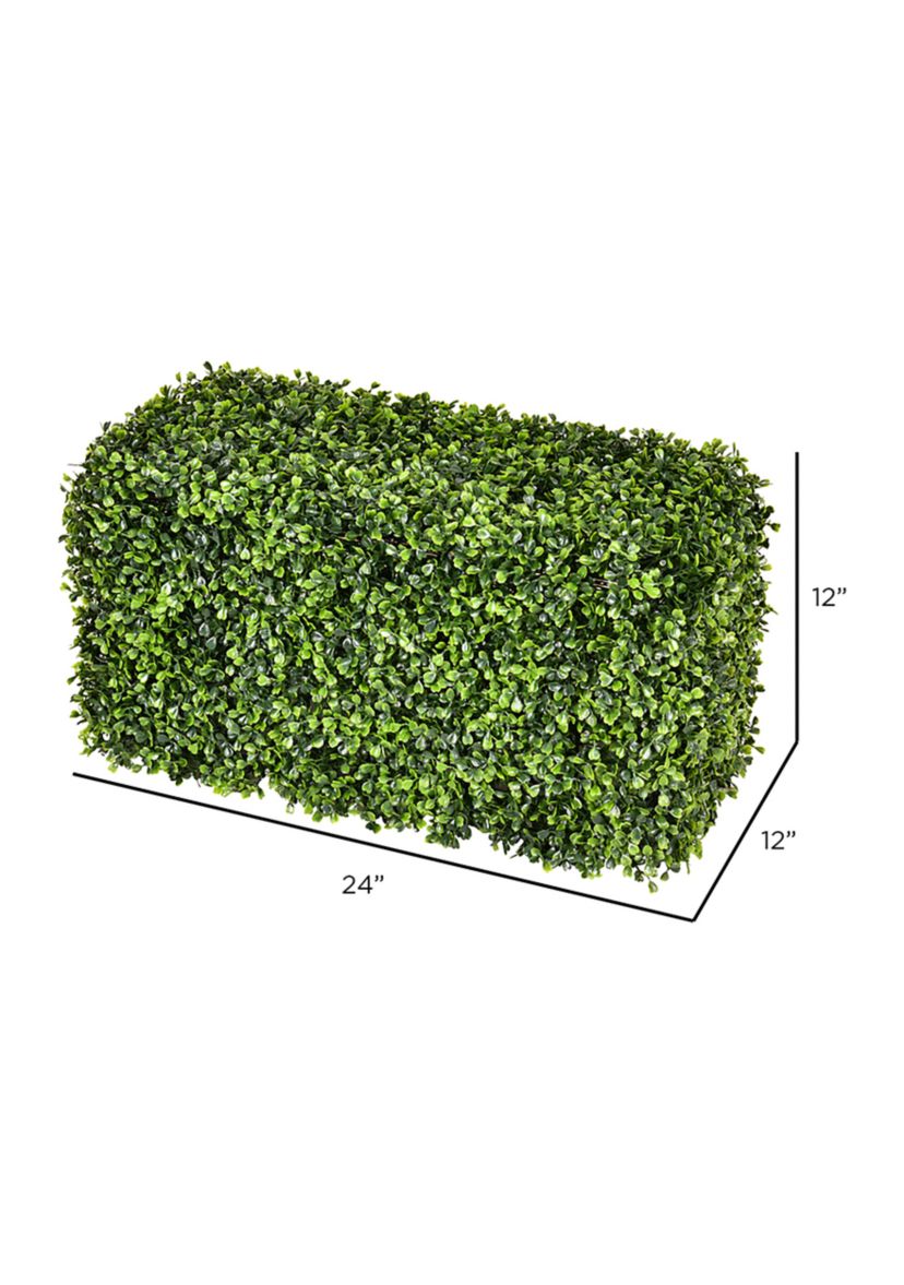 Artificial Boxwood Hedge.