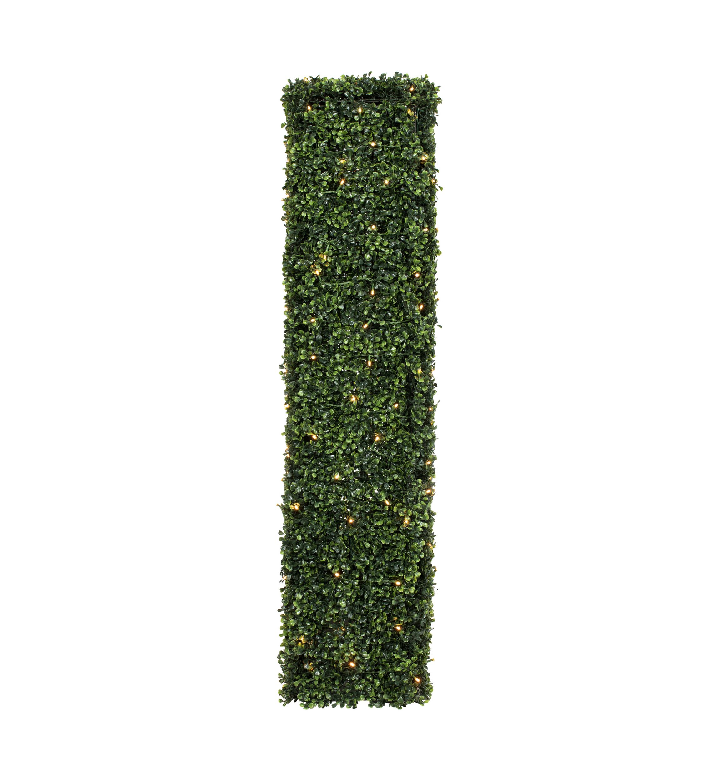 Boxwood Hedge With 400 Warm White LED Lights