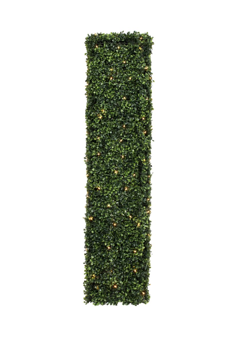 Boxwood Hedge With 400 Warm White LED Lights