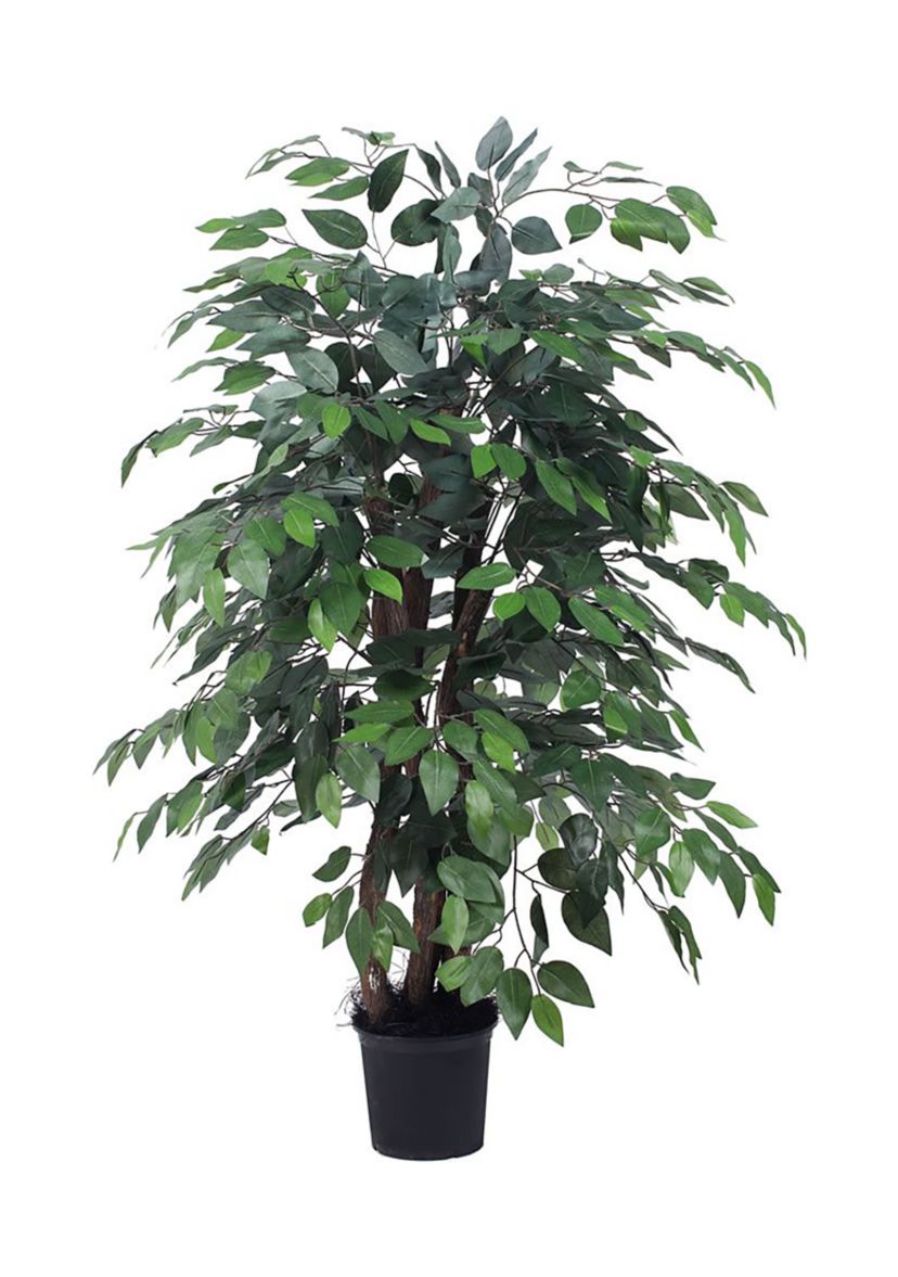 Artificial Ficus Extra Full Bush, Plastic Pot.
