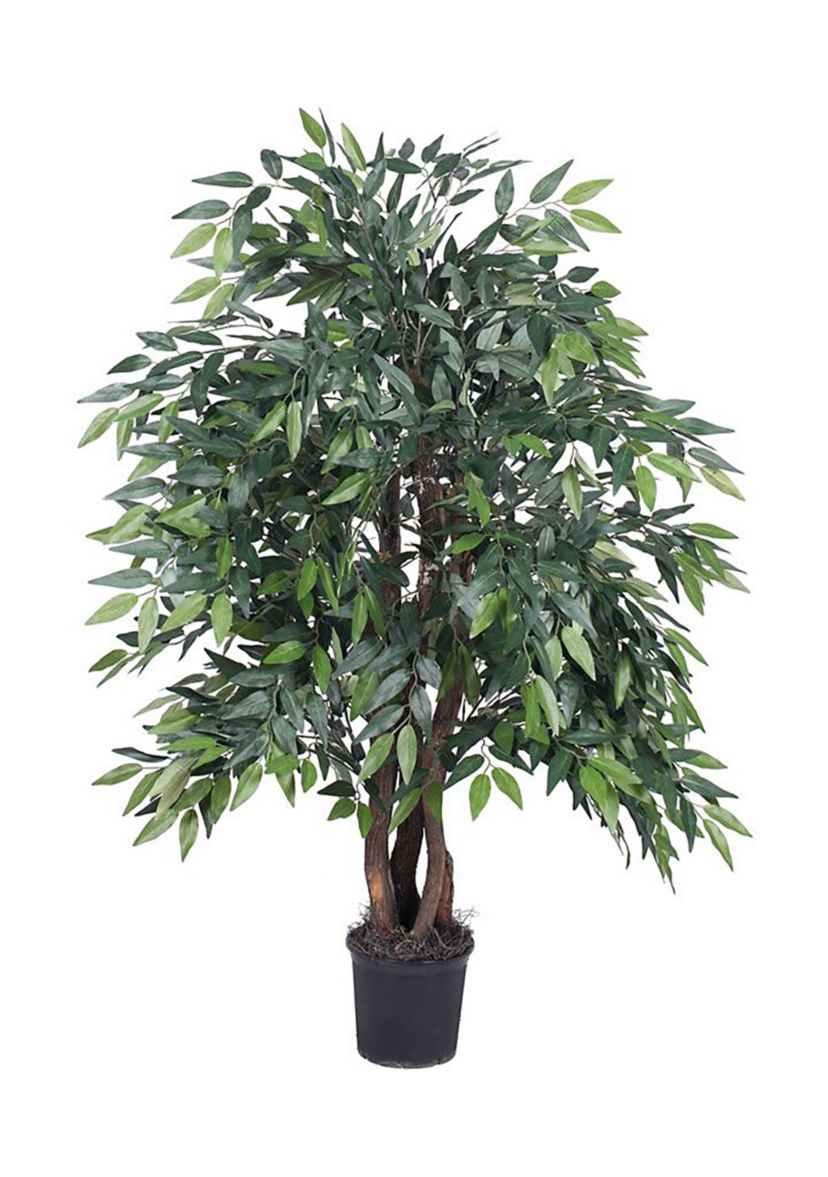 Artificial Smilax Extra Full Bush, Plastic Pot.