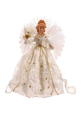 Vickerman Lighted Tree Topper, White