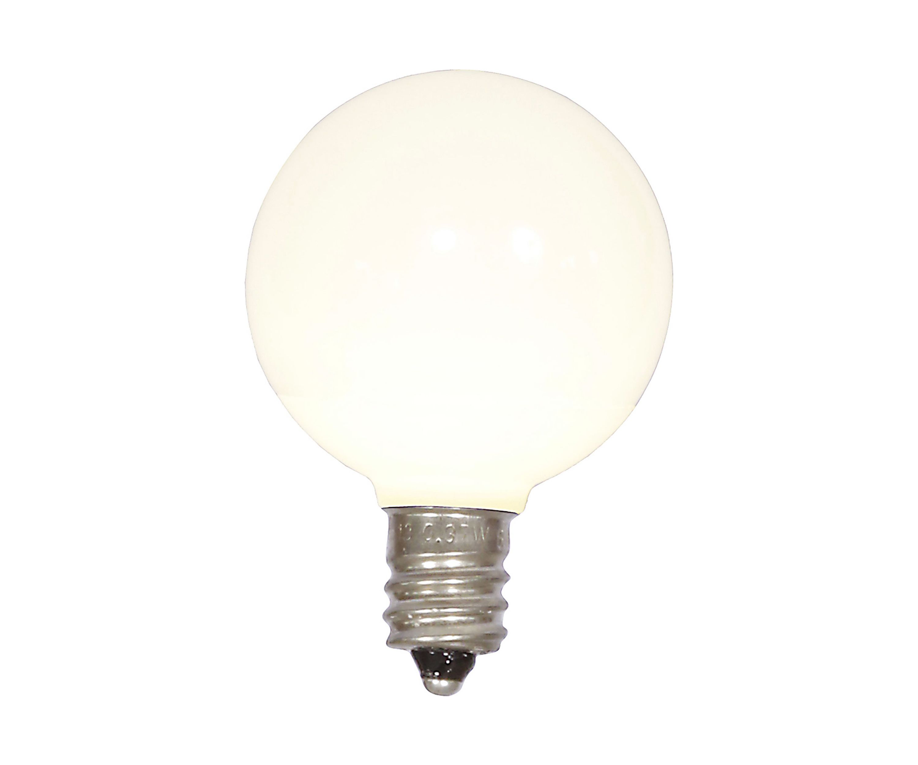 Warm White Ceramic LED Replacement Bulbs - Set of 5