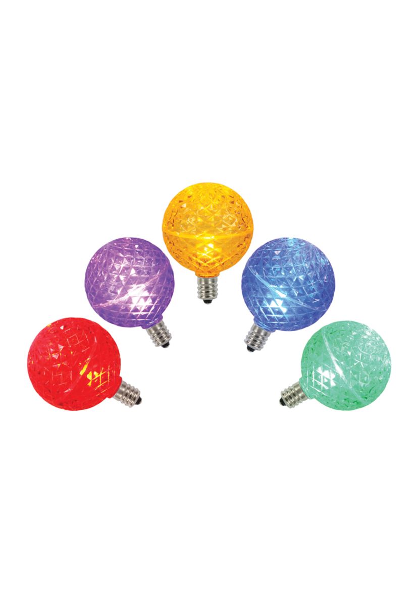 Multi-Colored LED Replacement Bulb - Set of 5