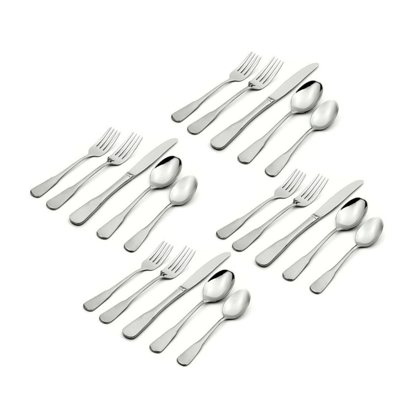 Colonial Boston 45 Piece Everyday Flatware Set, Service For 8