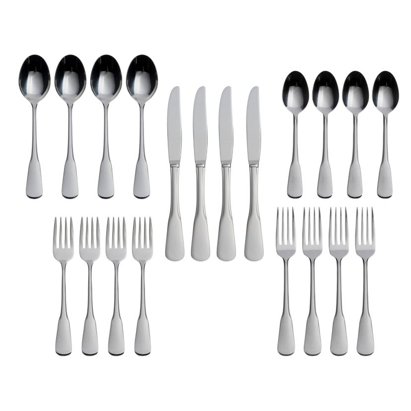 Colonial Boston 45 Piece Everyday Flatware Set, Service For 8