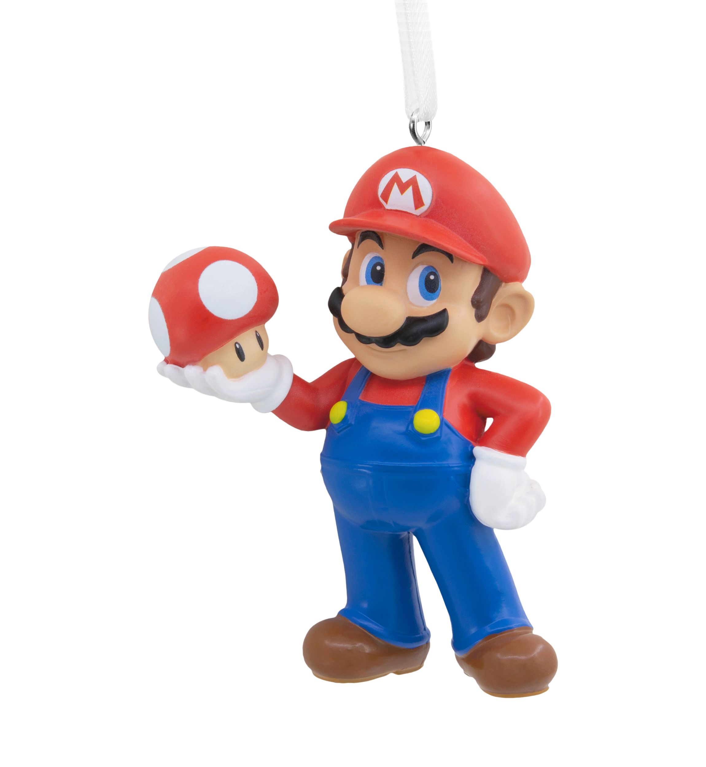 Nintendo Super Mario with Super Mushroom Christmas Ornament