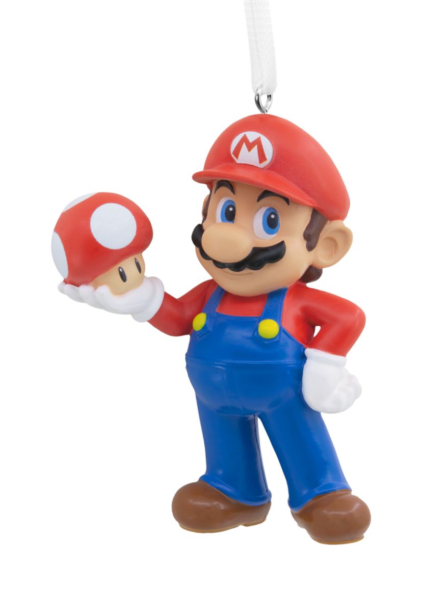 Nintendo Super Mario with Super Mushroom Christmas Ornament
