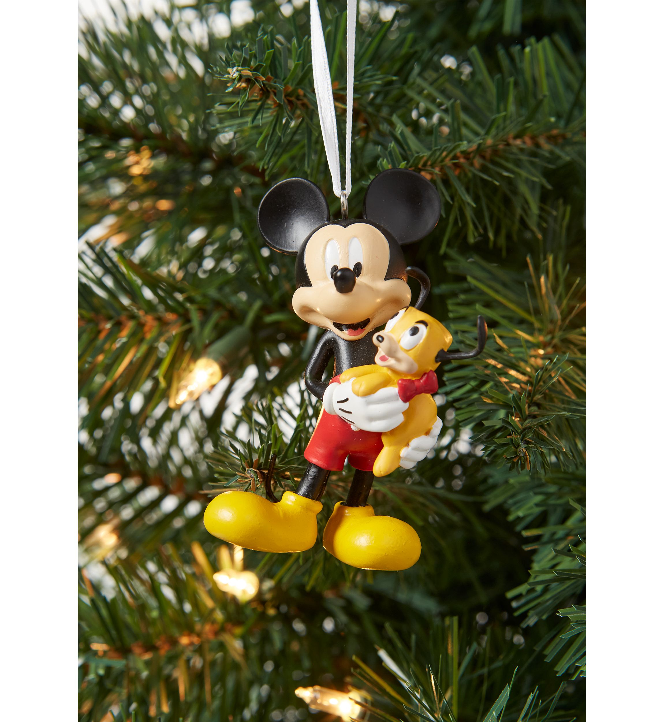 Mickey Mouse with Puppy Ornament