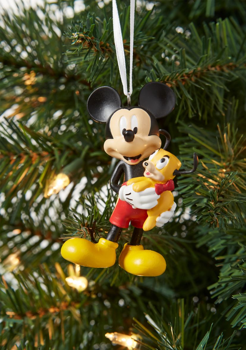 Mickey Mouse with Puppy Ornament