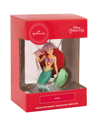 Hallmark Disney The Little Mermaid Ariel with Seashell Christmas Ornament