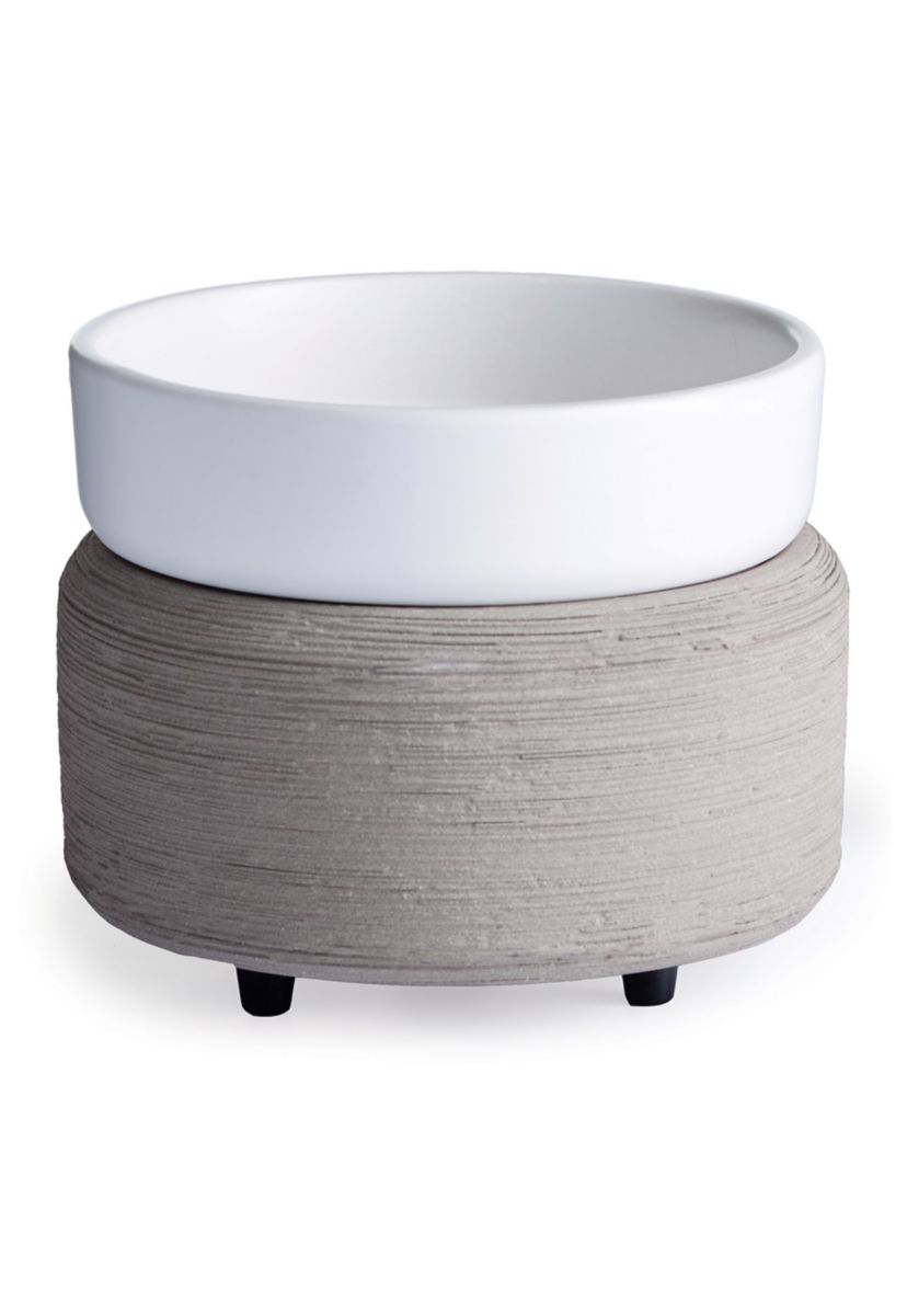 Grey Texture 2-In-1 Classic Fragrance Warmer