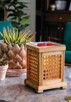 Illumination Fragrance Warmer Wood & Cane