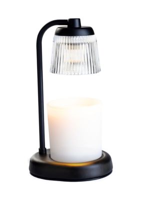 Fluted Glass Candle Warmer Lamp