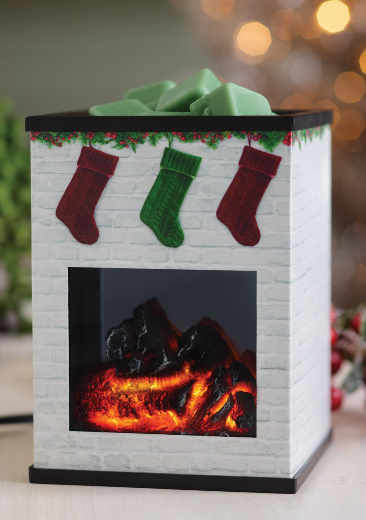 Holiday Fireplace Illumination Fragrance Warmer